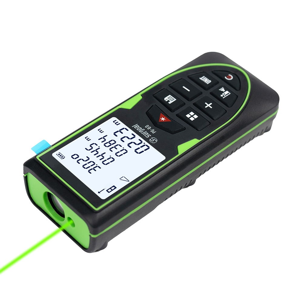 Laser Distance Meter 100M - Grüner Laser-Entfernungsmesser 120m Reichweite Wiederaufladbar mit