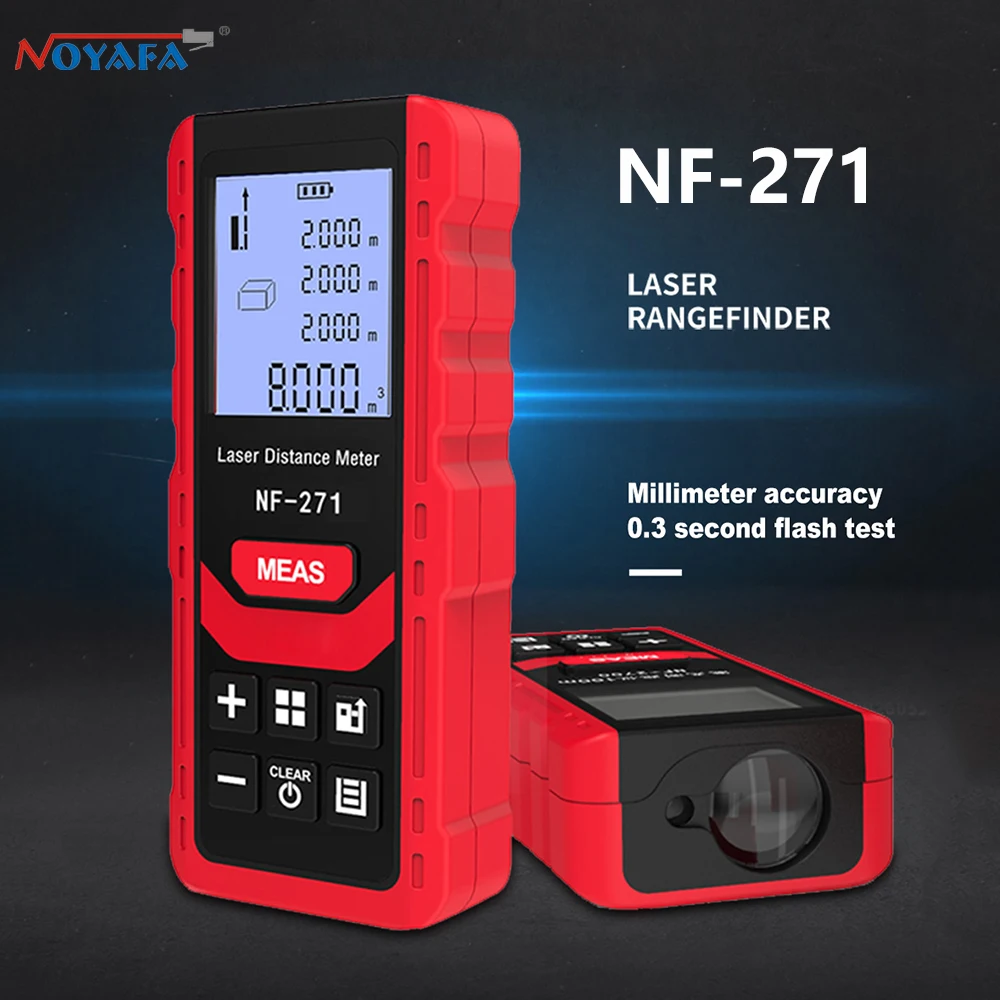 Laser Distance Meter 100M - Noyafa NF-271 Laser-Entfernungs messer 40m 80m