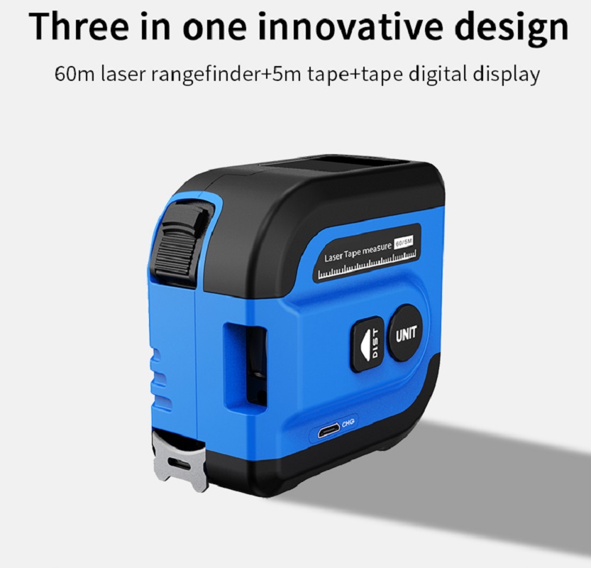 Digital Tape Measure 5M Laser - Noyafa Laser-Entfernungsmesser 60 m NF-2260 Entfernungsmesser