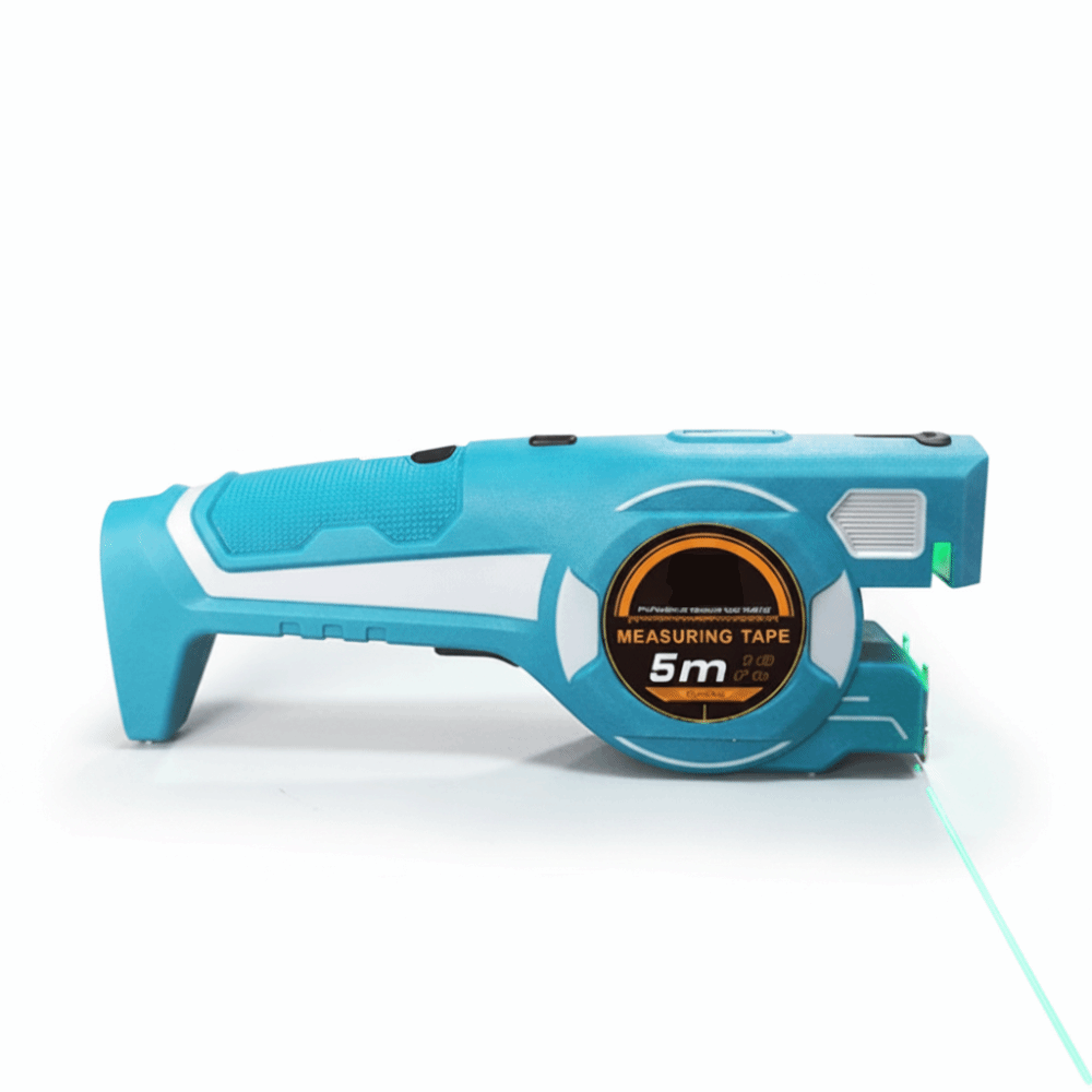 Digital Tape Measure 5M Laser - 3-in-1 Laser-Maßband Hochpräzises Wiederaufladbares Laser-Entfernungsmessgerät Einziehbarer