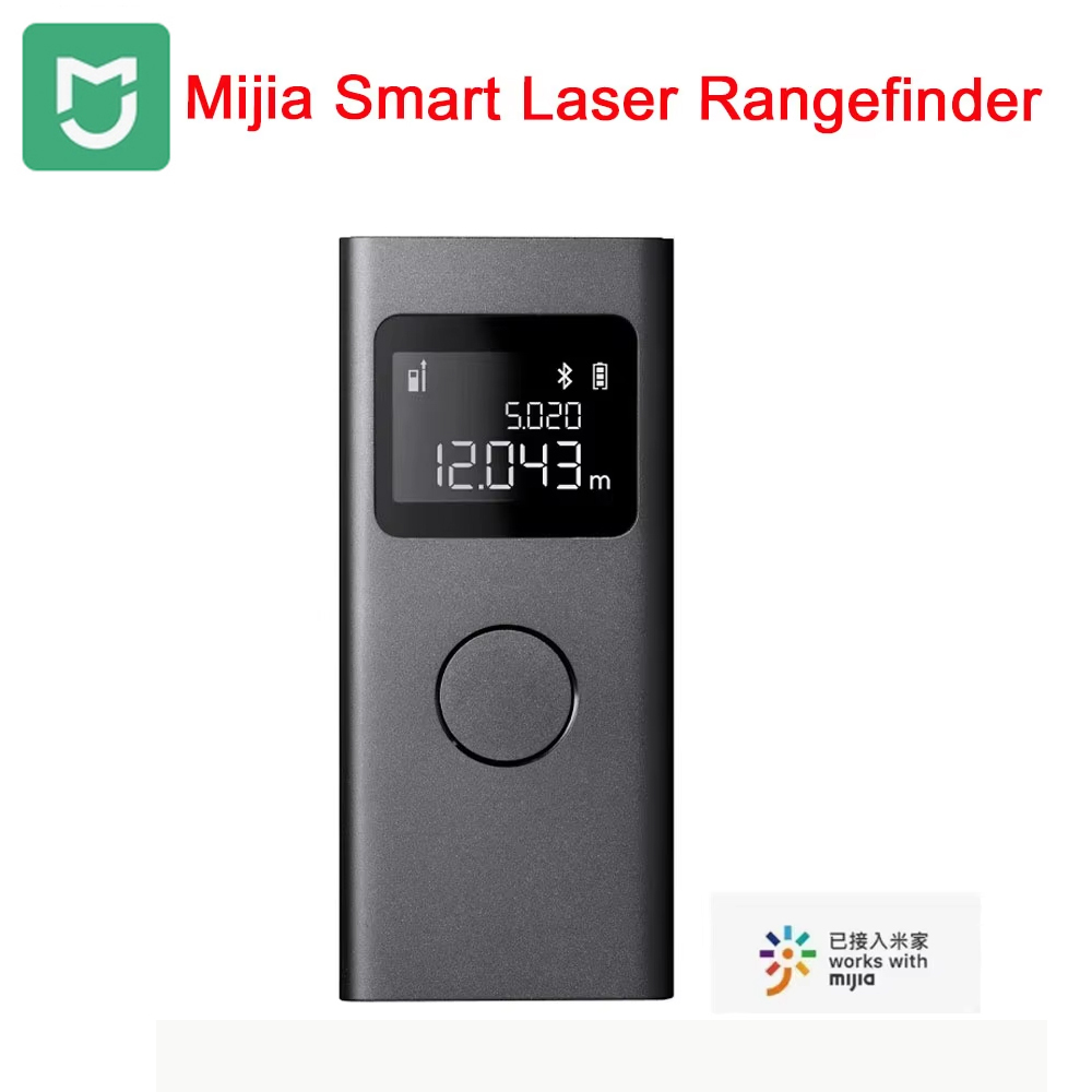 Laser Distance Meter 2 In 1 Tape - Mijia Smart Laser-Entfernungsmesser Echtzeit-Distanzmessgerät LCD-Display Laser-Entfernungsmesser