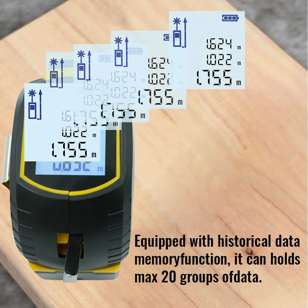 2026 Neues Laser-Maßband 3-in- – Digital Tape Measure 5M Laser Bewertung und Preis