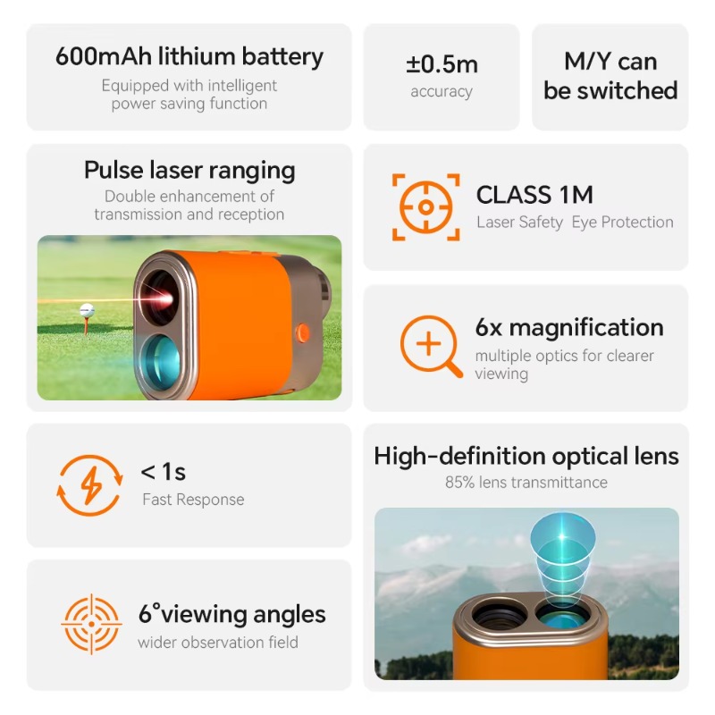 Golfplatz-Laser-Entfernungsmes – Golf Rangefinder Laser Slope Bewertung und Preis