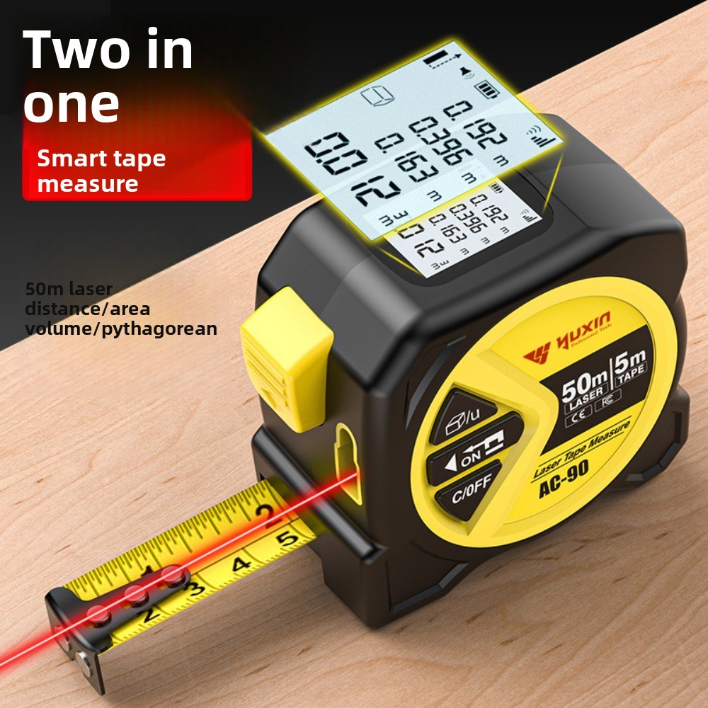 2-in-1 Laser-Maßband 50m Laser – Digital Tape Measure 5M Laser Bewertung und Preis