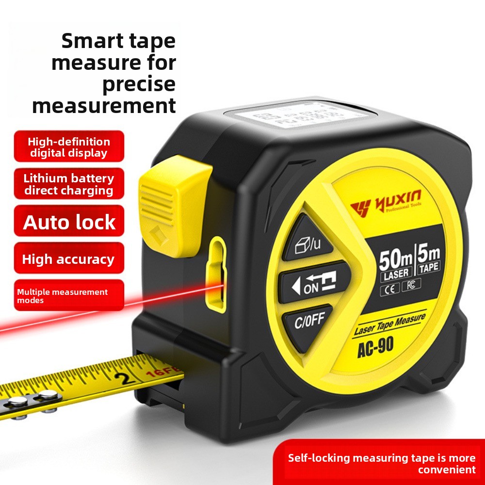 2-in-1 Laser-Maßband 50m Laser – Digital Tape Measure 5M Laser Bewertung und Preis