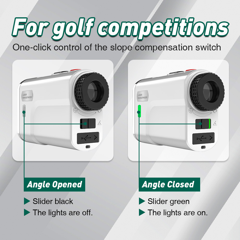 (USA Lagerbestand) Golf-Entfer – Golf Rangefinder Laser Slope Bewertung und Preis