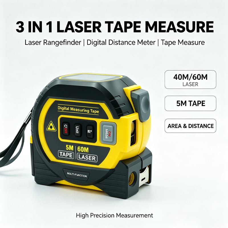 Laser-Maßband Messgerät für Ba – Digital Tape Measure 5M Laser Bewertung und Preis