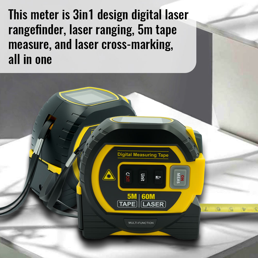 Laser-Maßband Messgerät für Ba – Digital Tape Measure 5M Laser Bewertung und Preis