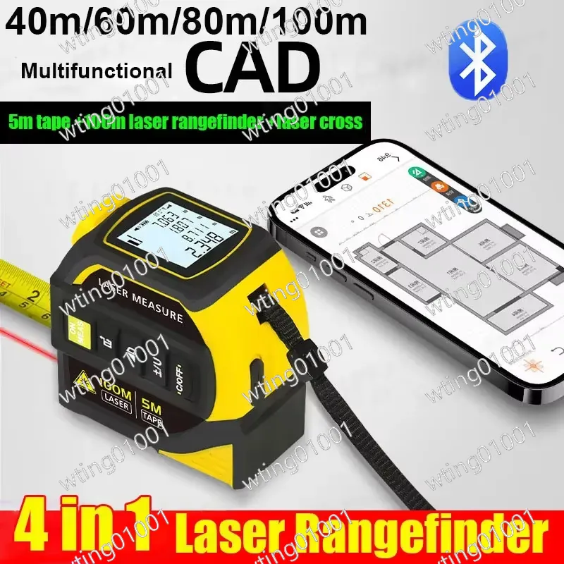 4-in-1 Laser-Entfernungsmesser – Laser Measure 40M Bluetooth Bewertung und Preis