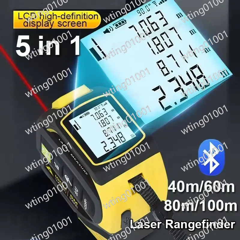 5-in-1-Laser-Entfernungsmesser – Laser Measure 40M Bluetooth Bewertung und Preis