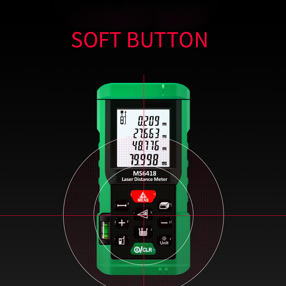 Hochwertiger MS6418 Laser-Entf – Laser Distance Meter With Bubble Level Bewertung und Preis