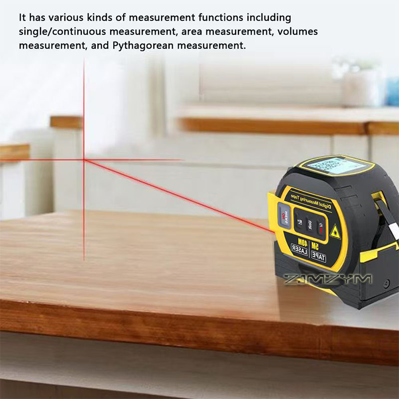 3-in-1 Laser-Messband 40M/60M  – Digital Tape Measure 5M Laser Bewertung und Preis