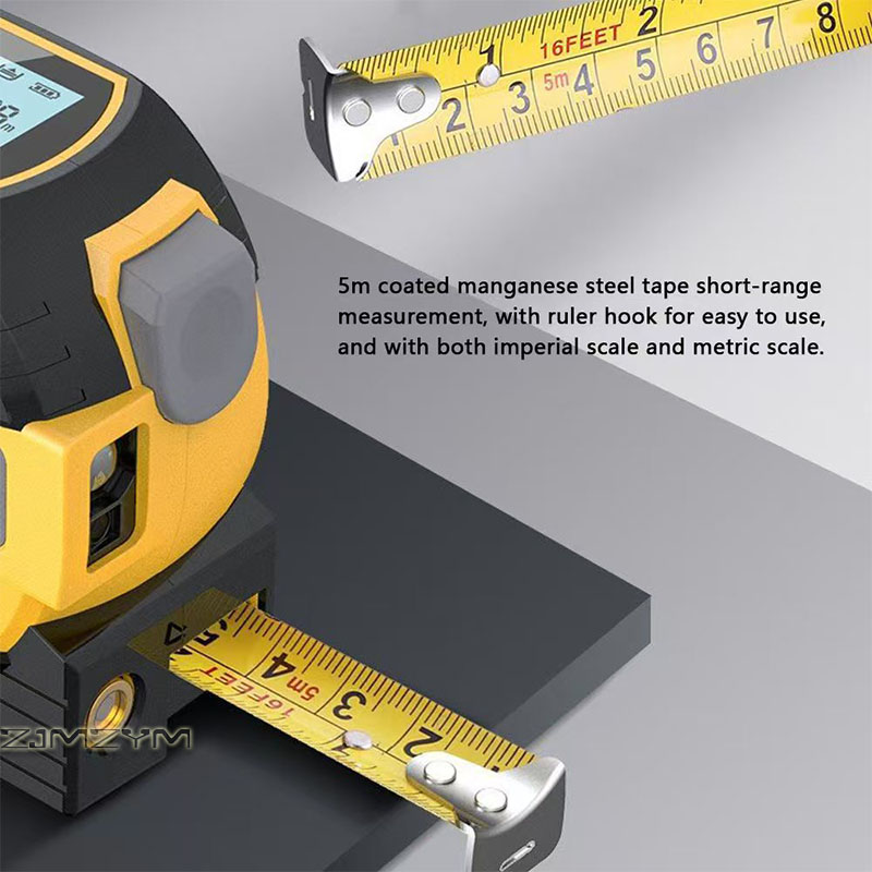 3-in-1 Laser-Messband 40M/60M  – Digital Tape Measure 5M Laser Bewertung und Preis