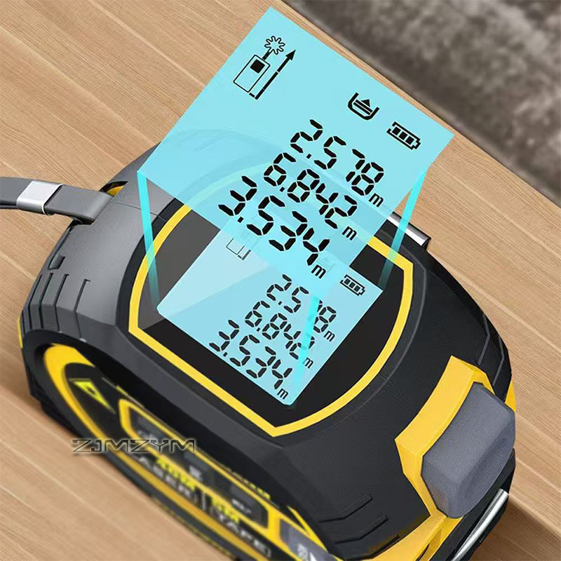 3-in-1 Laser-Messband 40M/60M  – Digital Tape Measure 5M Laser Bewertung und Preis