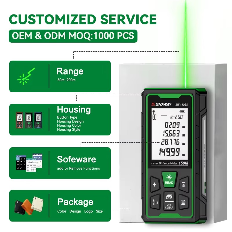 Grüner Laser-Entfernungsmesser – Laser Rangefinder 150M Outdoor Bewertung und Preis