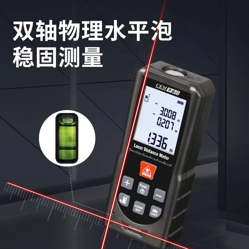 Premium CEM Laser-Entfernungsm – Laser Distance Meter With Bubble Level Bewertung und Preis