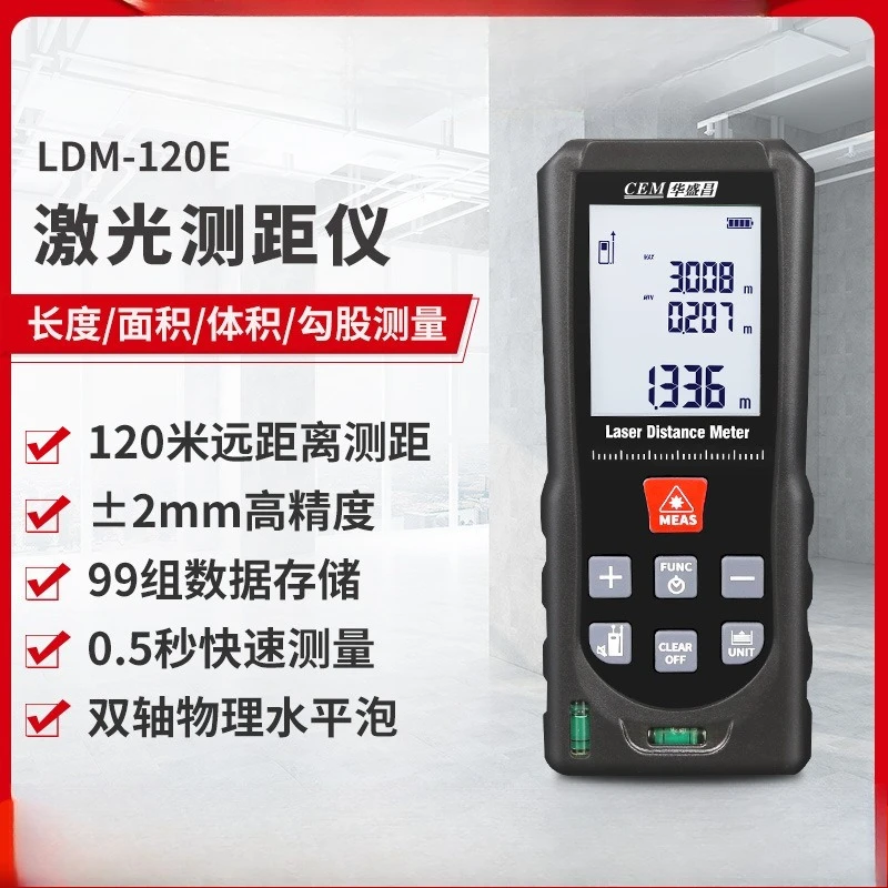 Premium CEM Laser-Entfernungsm – Laser Distance Meter With Bubble Level Bewertung und Preis