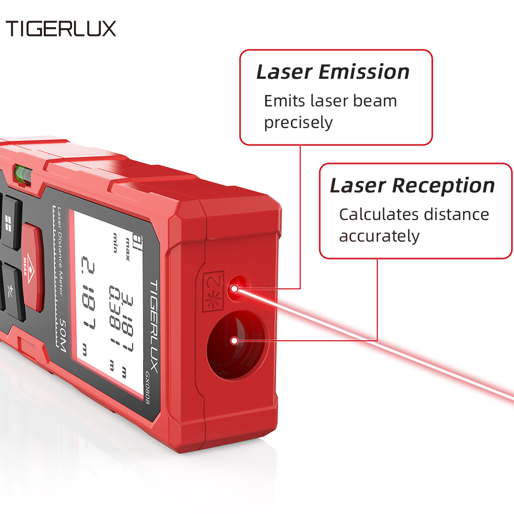 Laser-Entfernungsmesser 50M 12 – Laser Distance Meter With Bubble Level Bewertung und Preis