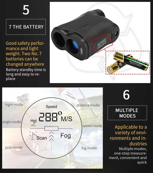Tragbarer Mini-Laser-Golfentfe – Laser Measure Area Volume Calculator Bewertung und Preis