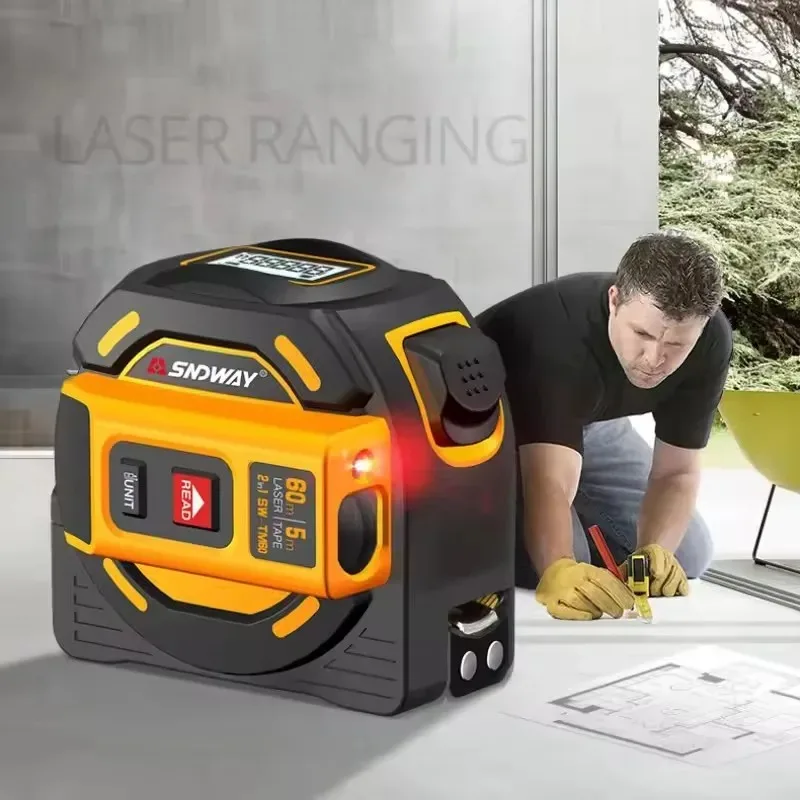 SNDWAY SW-TM40 TM60 Digitaler  – Laser Distance Meter 2 In 1 Tape Bewertung und Preis