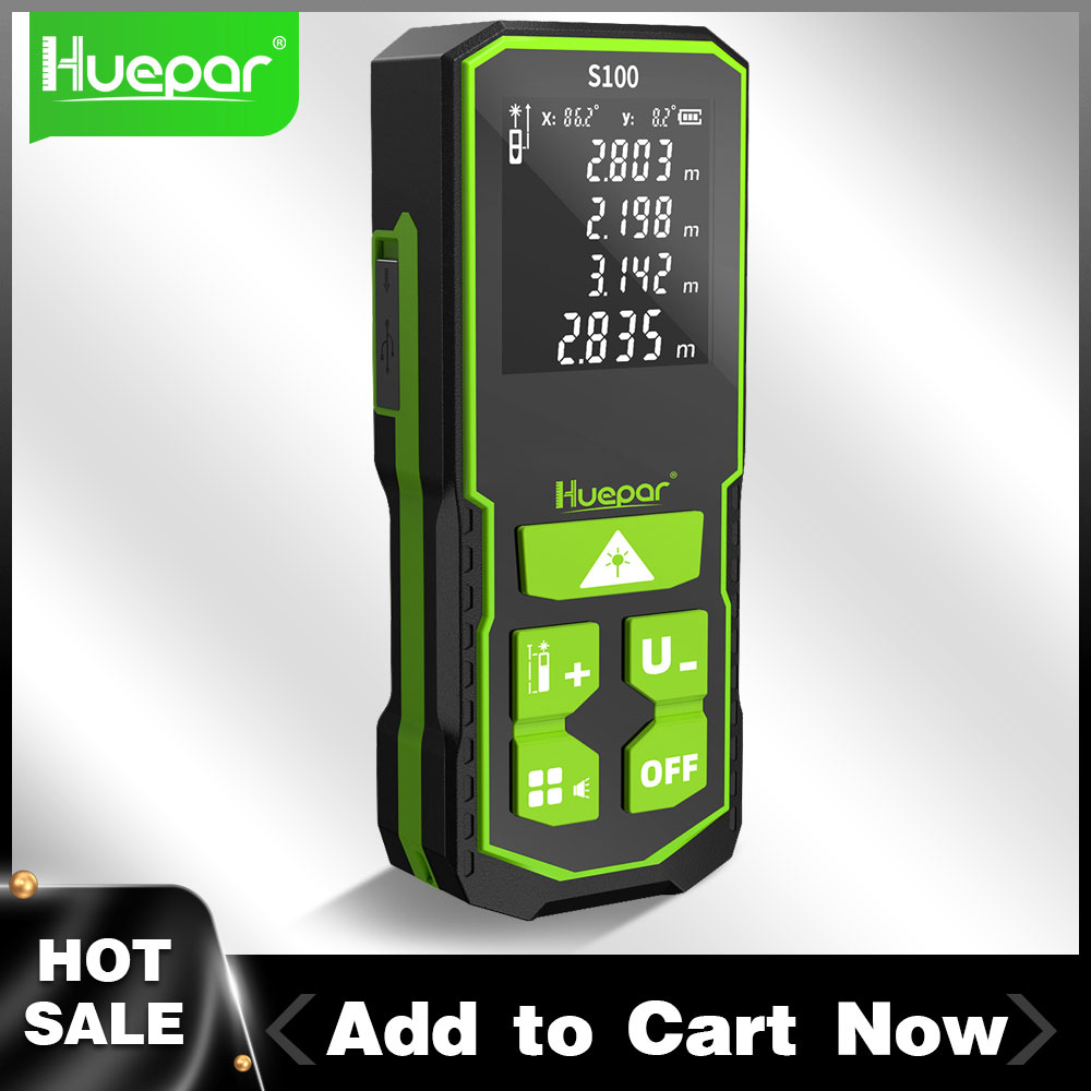 Huepar Laser-Entfernungsmesser – Laser Distance Meter 100M Bewertung und Preis